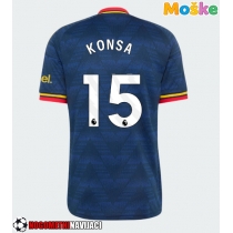Moške Nogometnih dresov Arsenal Ezri Konsa #15 Gostujoči 2026-27 Kratki rokavi